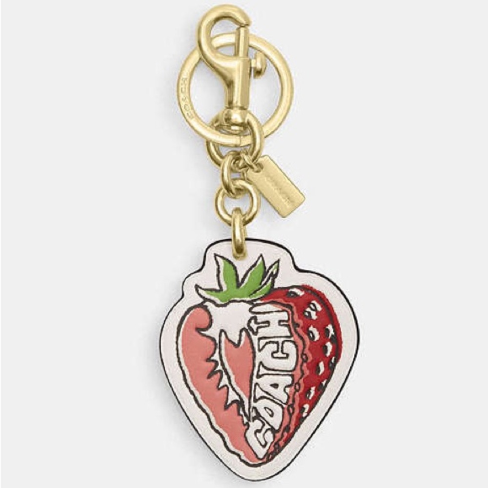 NWT-Coach-SET-Strawberry🍓-Mini Jamie Camera Bag, Skinny ID Case & Bag Charm-$401 - Picture 16 of 16